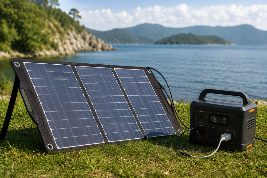 placa solar portátil
