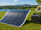 placa solar flexível