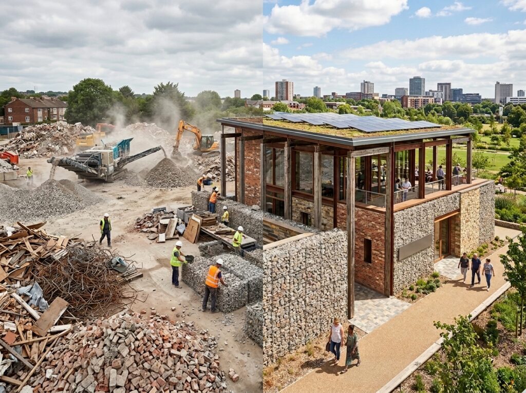Reuso de materiais na arquitetura
