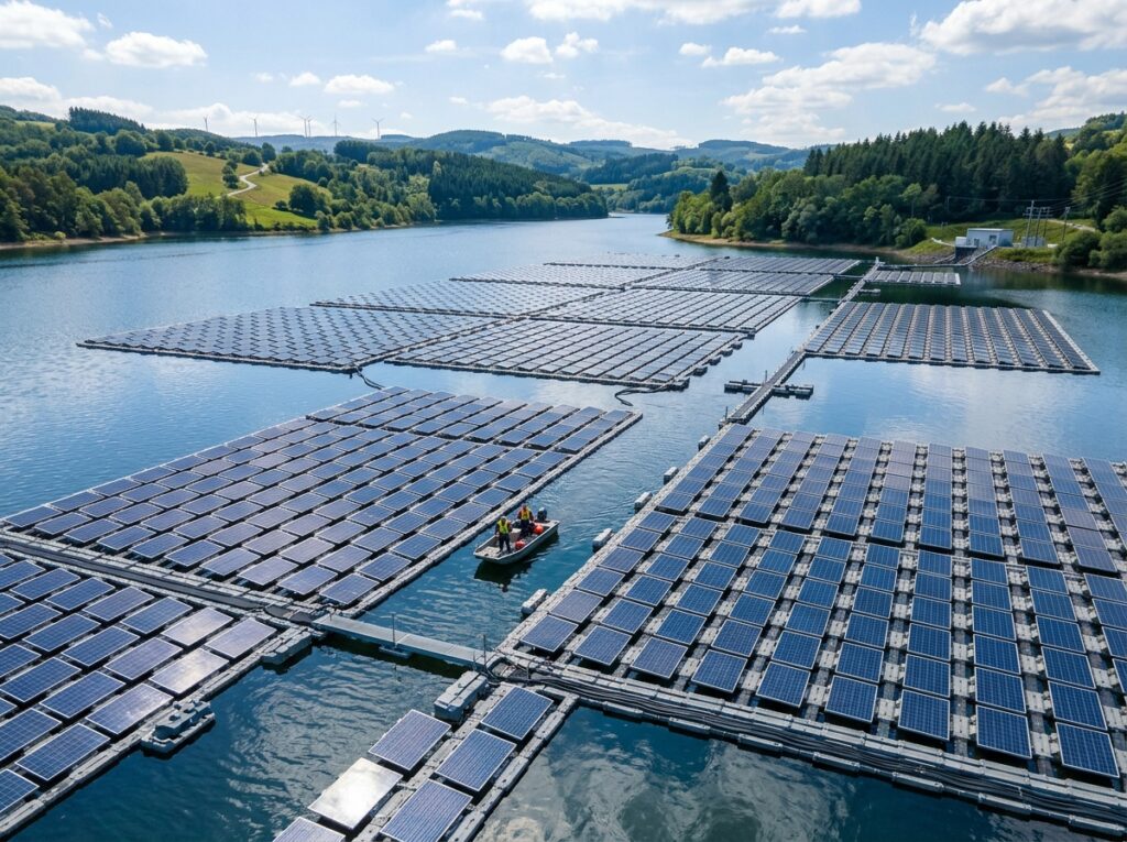 energia solar flutuante
