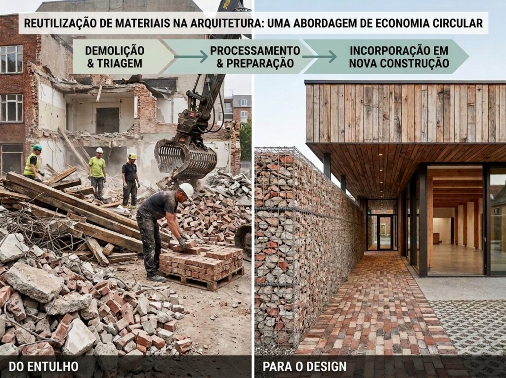 Reuso de materiais na arquitetura
