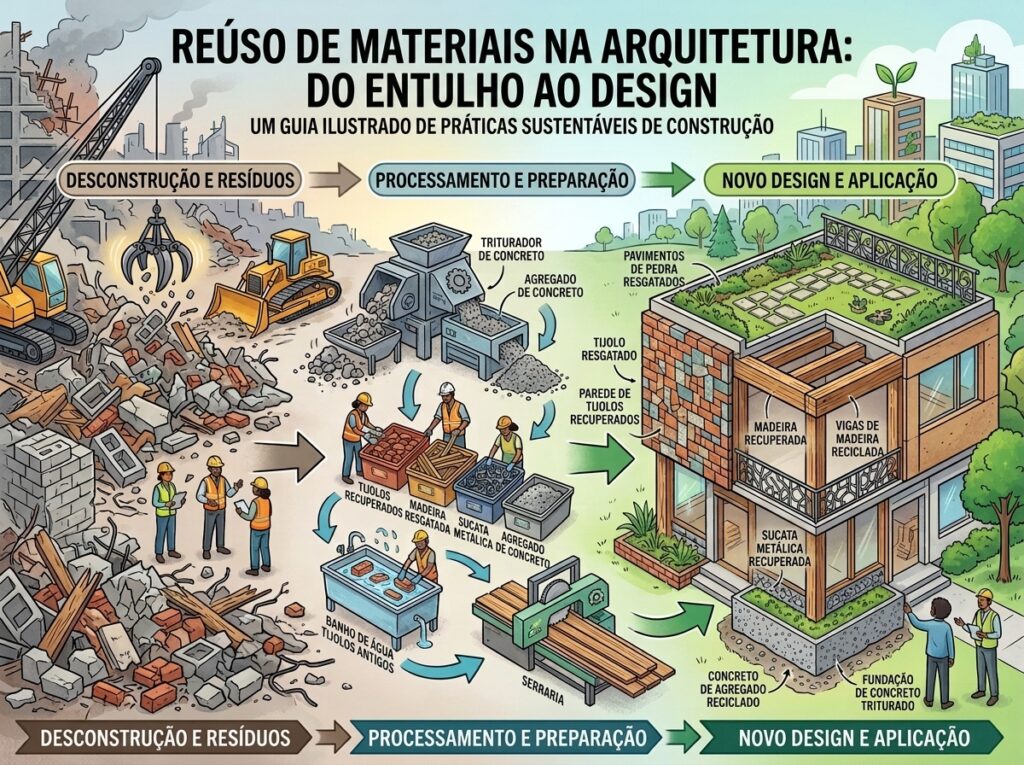 Reuso de materiais na arquitetura
