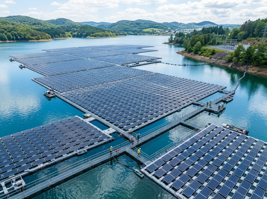 energia solar flutuante